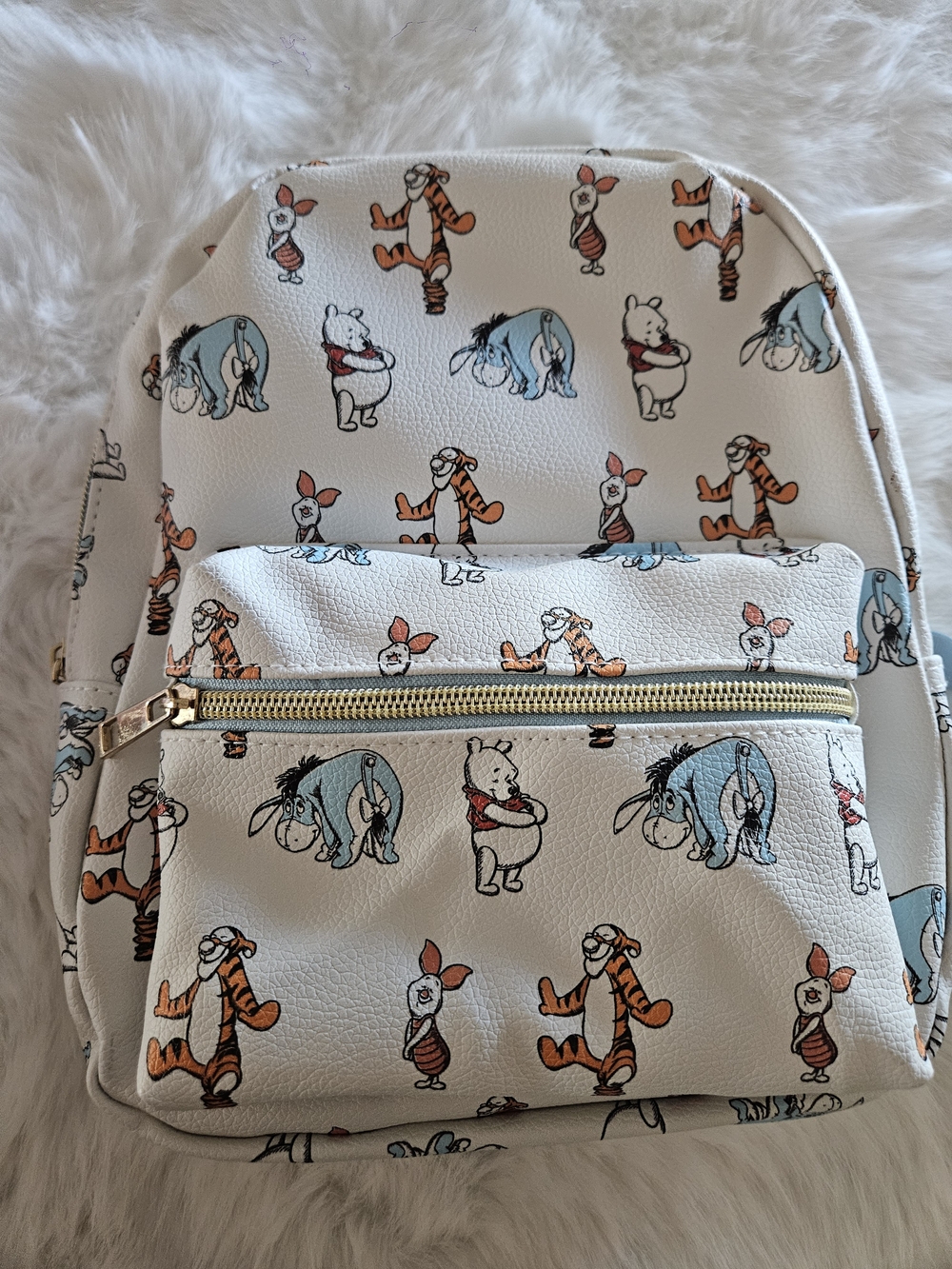 Loungefly White Winnie the Pooh Character Mini Backpack